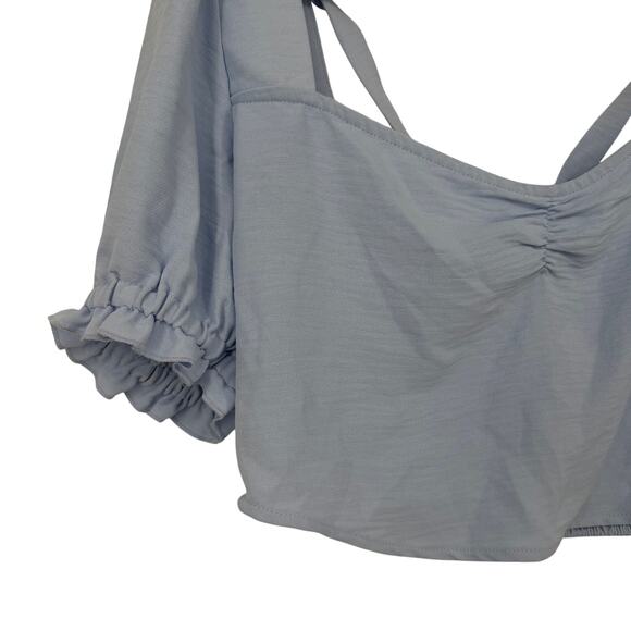 And Now This Tie Back Crop Top Size Medium - Picture 4 of 6